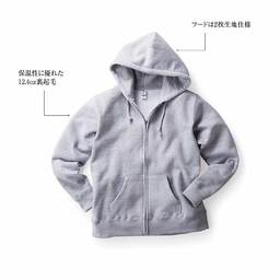 TRUSS トラス 12.4 oz ヘビーウェイトジップアップパーカー (品番HSZ-137)