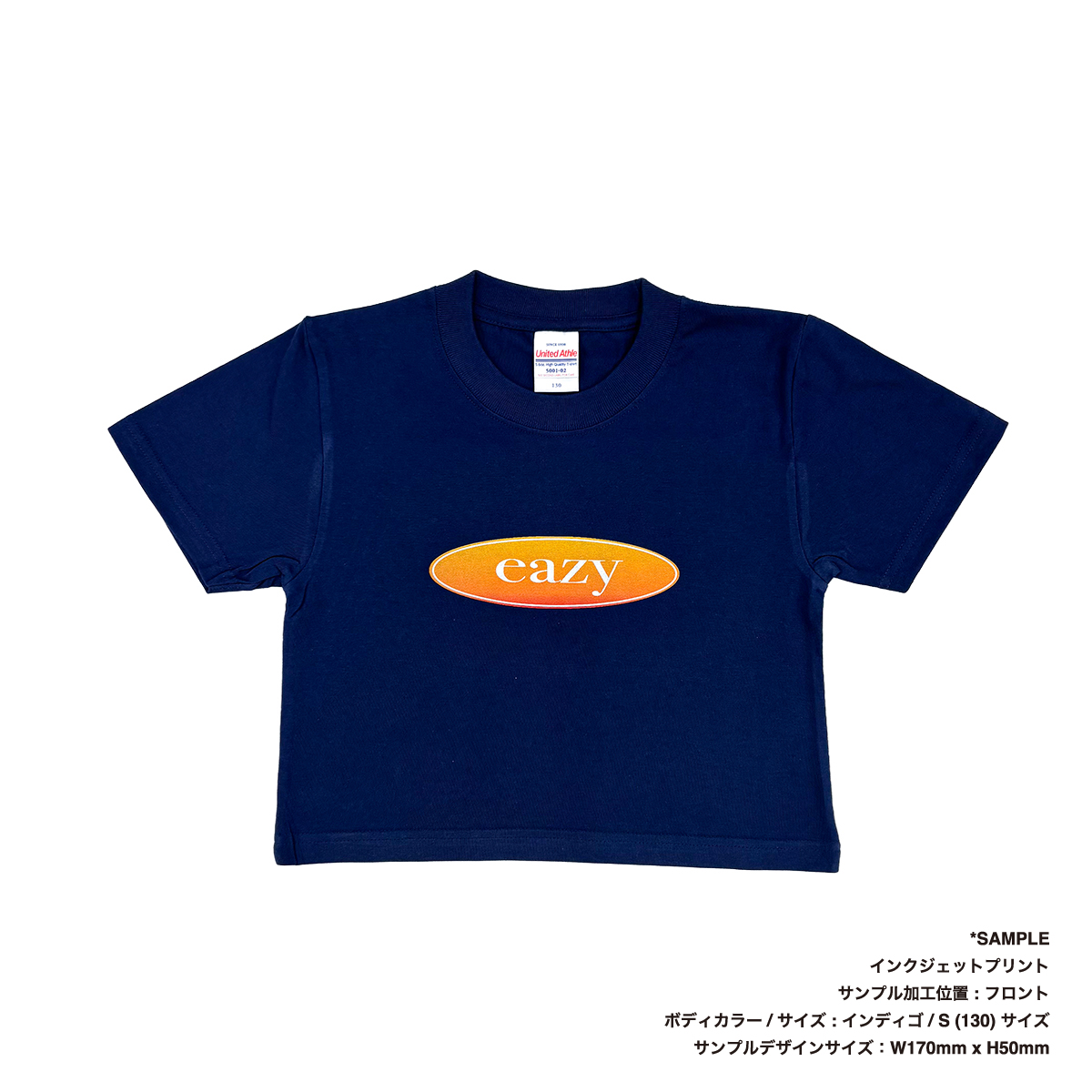 クロップド Tシャツ (品番CPCT-5001-02)