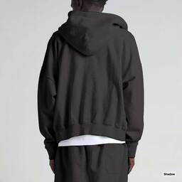 SHAKA WEAR シャカウェア Garment Dye Cropped Double Zip Hoodie (品番SWGDCDZH)