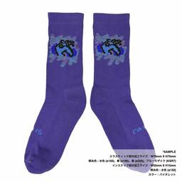 ウィメンズ オリジナル編み カジュアルソックス (品番CPWS-010)