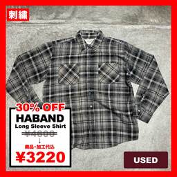 HABAND/USED - Long Sleeve Shirt (品番CU075)