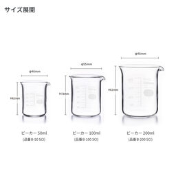 HARIO ハリオ ビーカー 200ml (品番B-200_SCI)