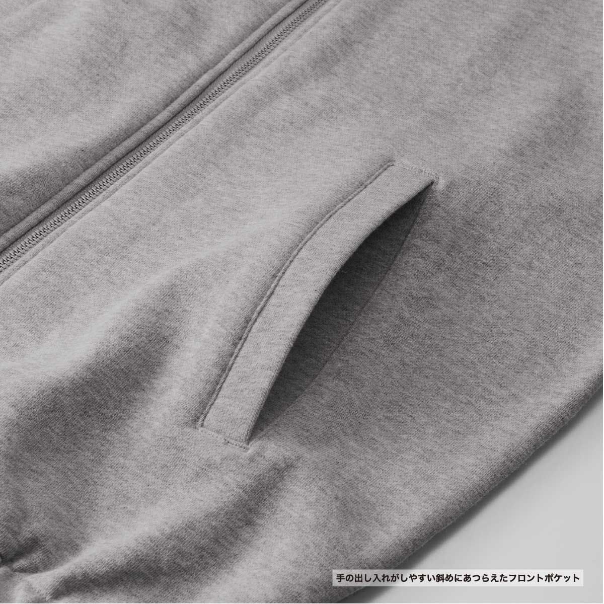 【在庫限り】United Athle ユナイテッドアスレ 10.0 oz スウェット フルジップ スタンド ジャケット (裏パイル) (品番5245-01)