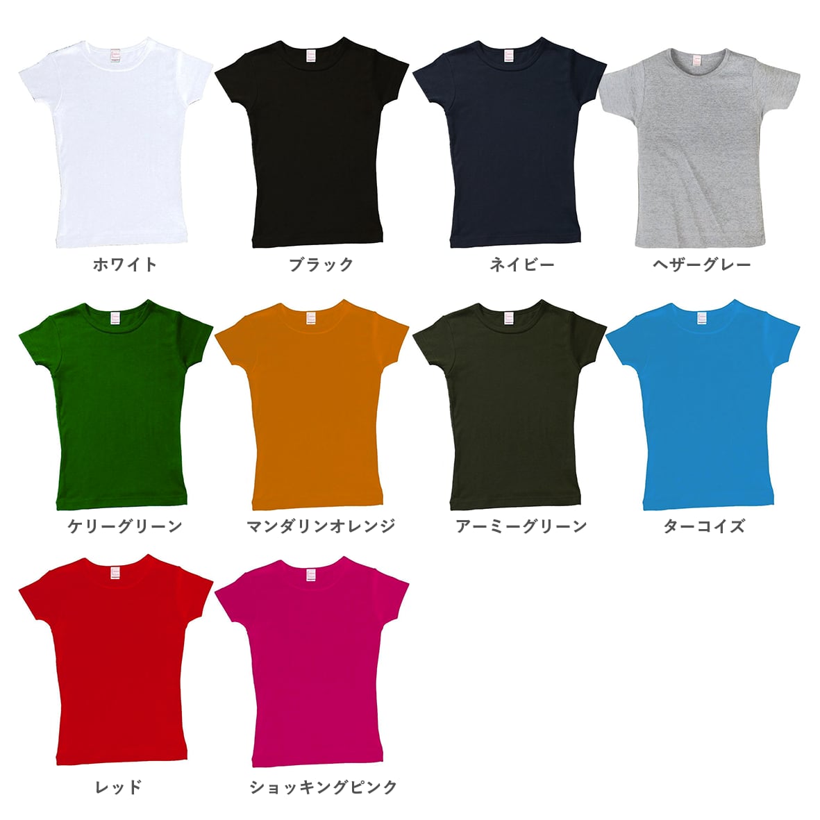 demimoon デミムーン 5.8 oz S/S 袖口リブ無しTシャツ <首元リブあり> (品番DM4312)