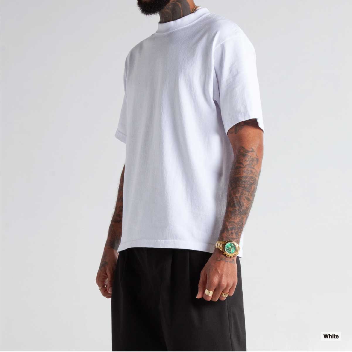 SHAKA WEAR シャカウェア 7.5 oz Max Heavyweight Cropped Tee (品番SWMHCT)