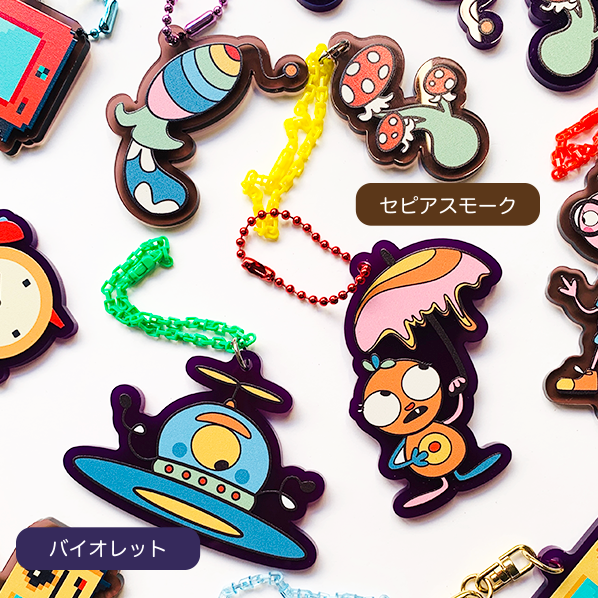 CORNER PRINTING | アクリルキーホルダー (5cm×5cm以内) (10個セット