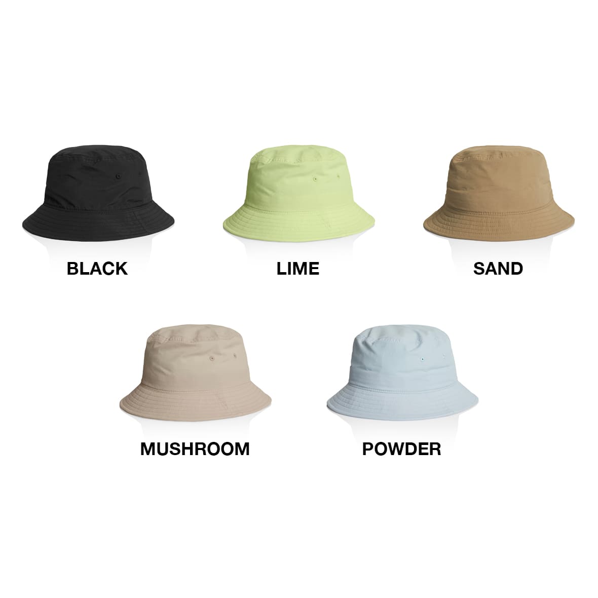 AS Colour エーエス カラー Nylon Bucket Hat (品番1171US)
