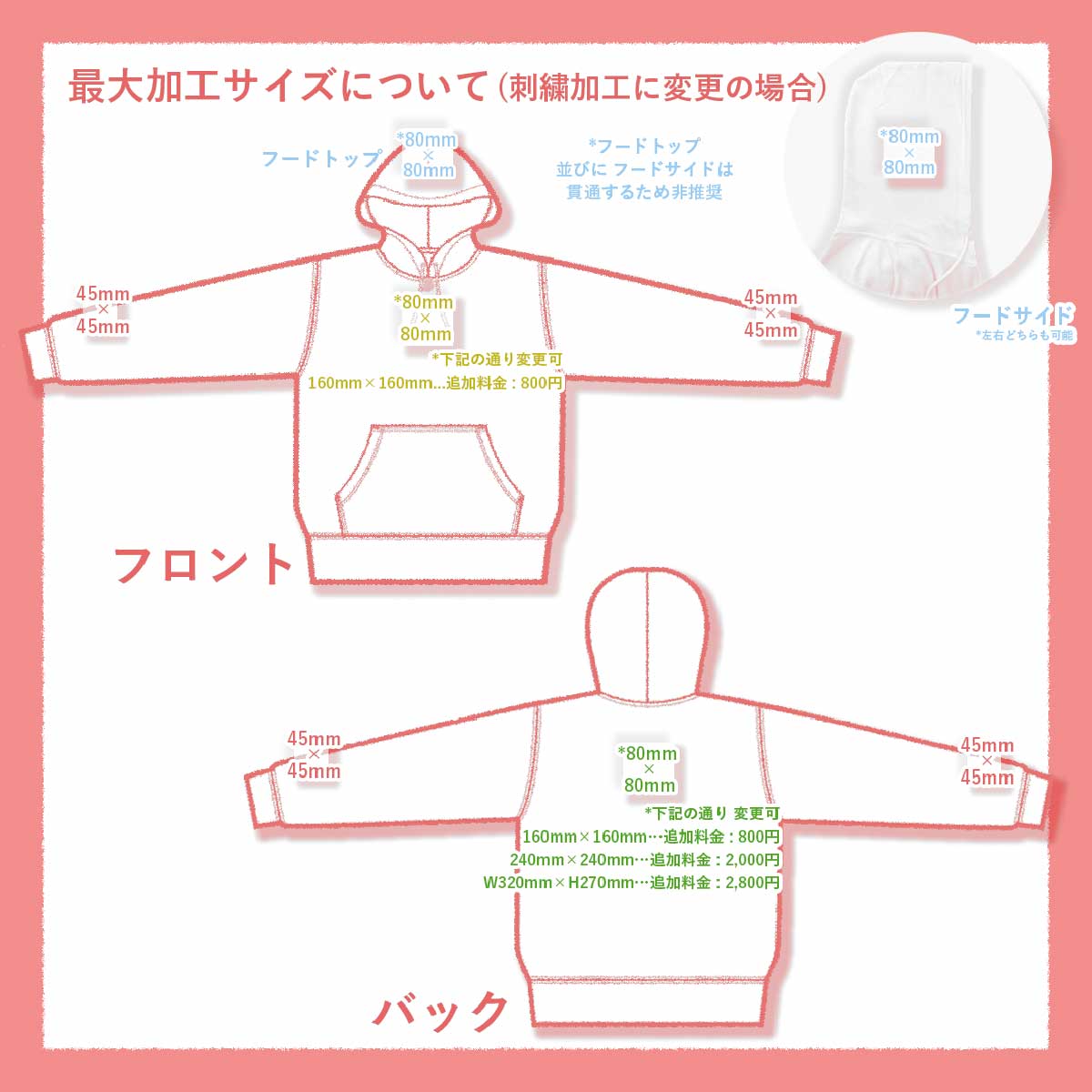 CROSS STITCH クロススティッチ 15.6 oz ワイルドプルオーバーパーカー (裏起毛) (品番CS2230)