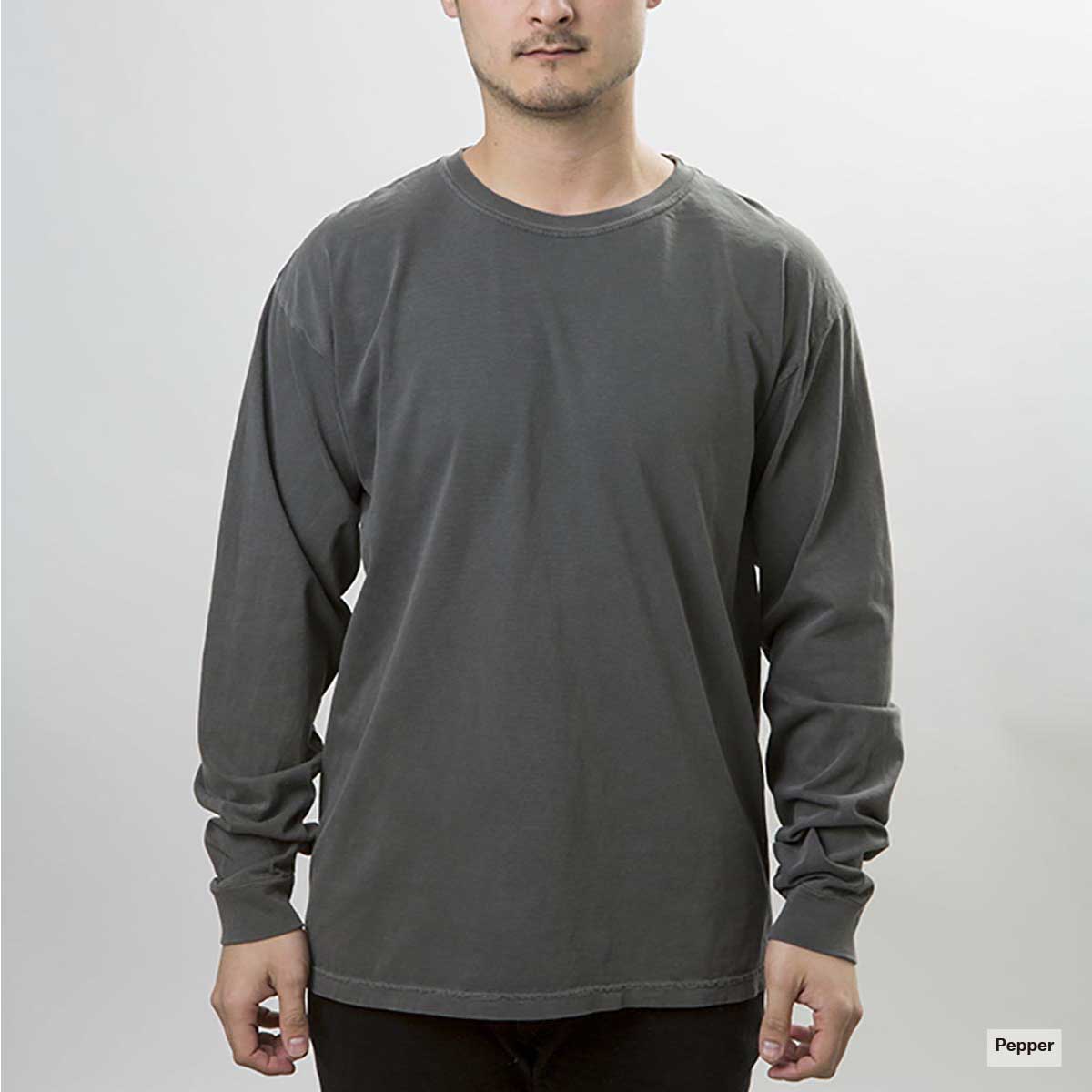 Comfort Colors コンフォートカラーズ 6.1 oz ガーメントダイ長袖Tシャツ (品番CC6014)