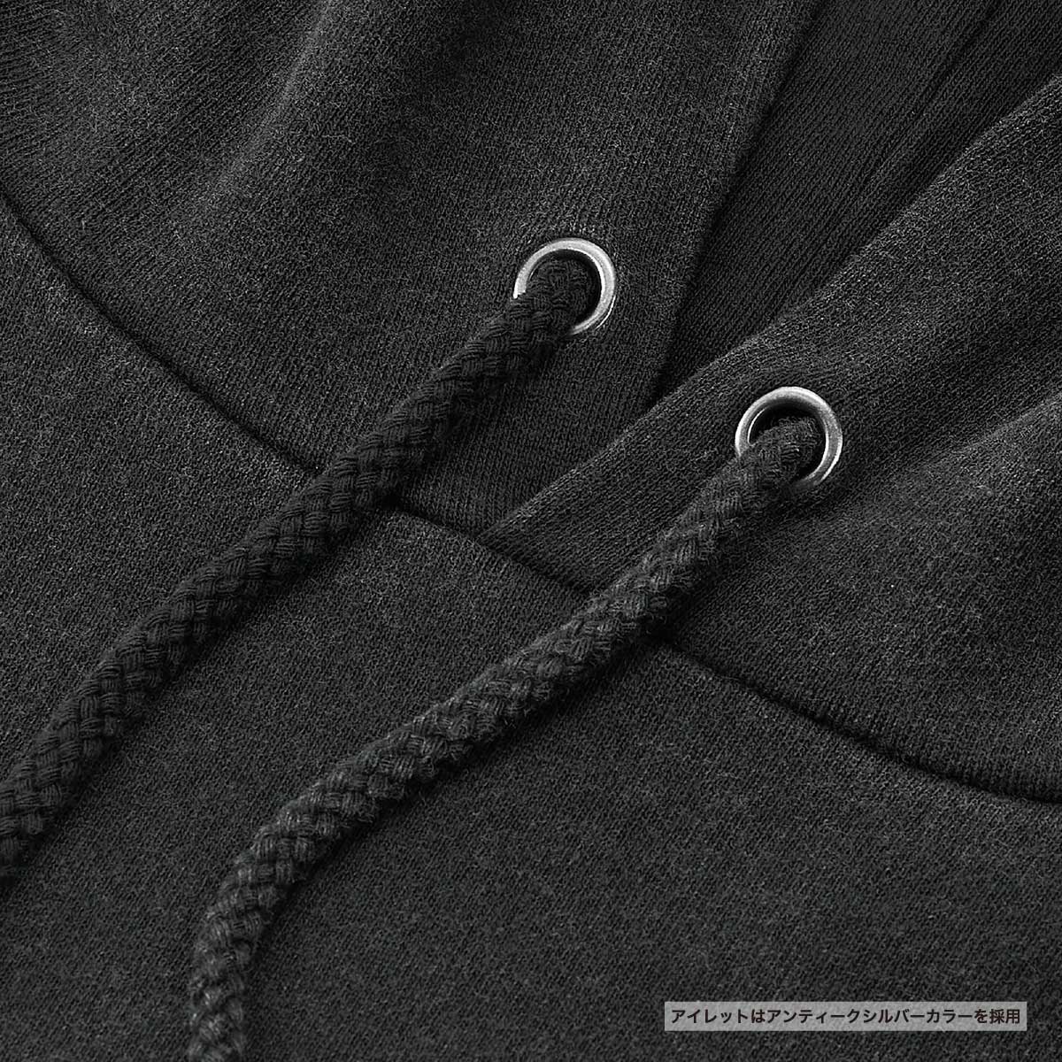 United Athle 8.8 oz Open-End Fade-Wash Sweatshirt Pullover Hoodie (Fleece Lining) (#5266-01)