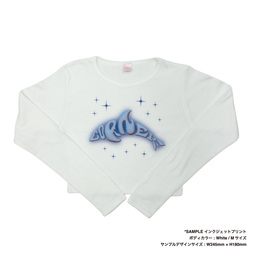 クロップド L/S Tシャツ (品番CPCLST-DM4510)