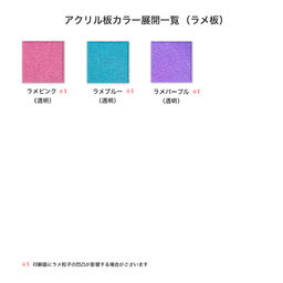 アクリルピンズ (4cm x 4cm以内) (5個セット) (品番ACR-P04)