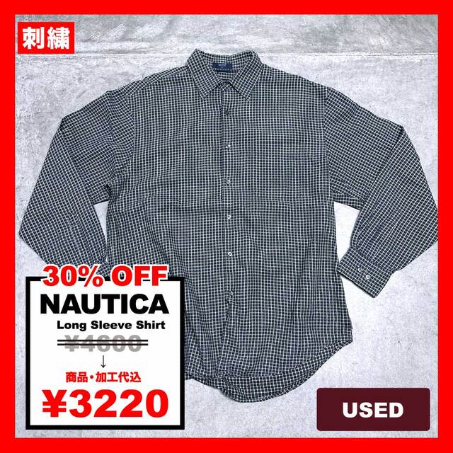 NAUTICA/USED - Long Sleeve Shirt (品番CU138)