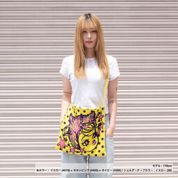 オリジナル編み総柄ショルダーバッグ Lサイズ(品番CPKN-005_L)