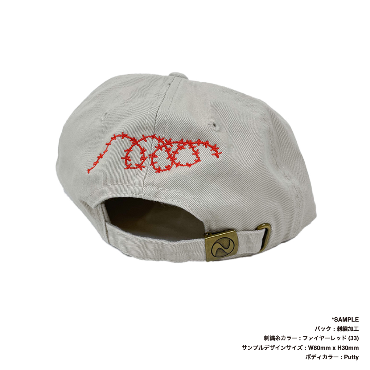 newhattan ニューハッタン コットンフラットバイザー アンストラクチャーキャップ (品番1480)