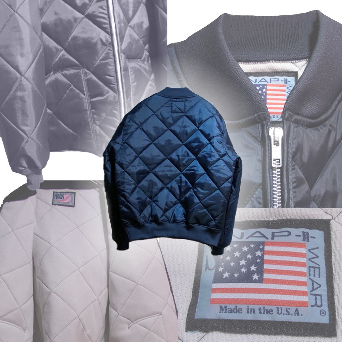 【在庫限りSALE】 SNAP'N'WEAR スナップンウェア Heavy Thermal-Lined Quilted Jacket Style (品番3100)