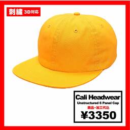 Cali Headwear カリヘッドウェア アンストラクチャー 6パネルキャップ (品番WT92)