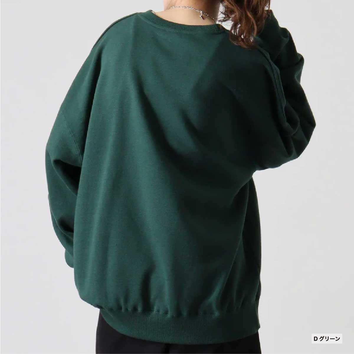 CROSS & STITCH クロスアンドスティッチ 10.0 oz レギュラーウェイト ビッグシルエット スウェットシャツ (品番SB2280)