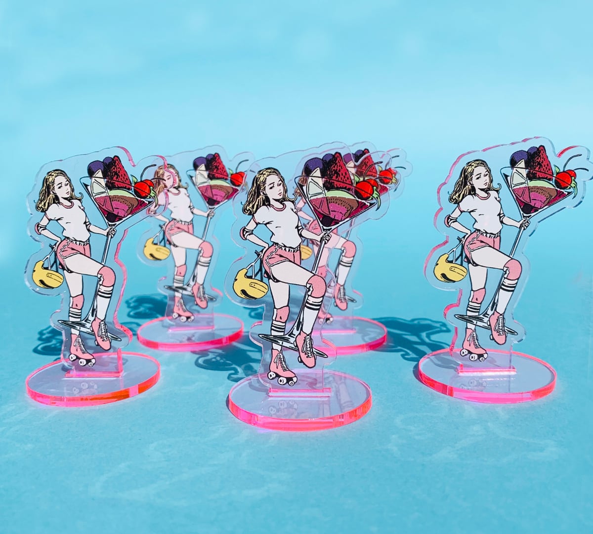 アクリルスタンド (7cm×7cm以内) (5個セット) (品番ACR-S07)