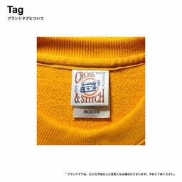 CROSS & STITCH クロスアンドスティッチ 10.0 oz レギュラーウェイト スウェットシャツ (品番SW2210)