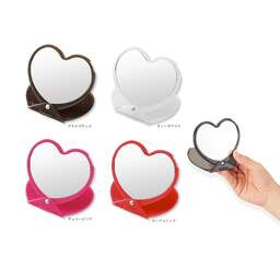Trade Works Glitter Sliding Mirror (Heart) (#TM-0041)