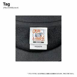 CROSS & STITCH クロスアンドスティッチ 10.0 oz レギュラーウェイト ビッグシルエット スウェットシャツ (品番SB2280)