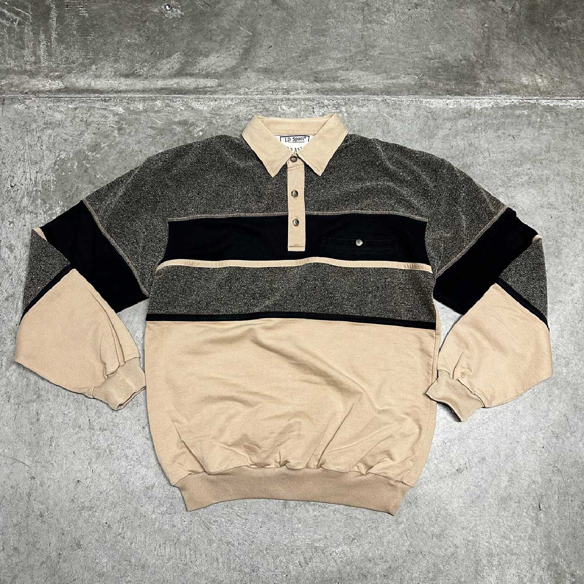 Unknown/USED - Long Sleeve PoloShirt (品番CU055)