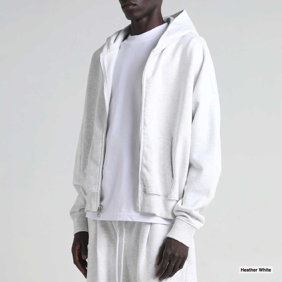 SHAKA WEAR  シャカウェア Garment Dye Cropped Double Zip Hoodie (品番SWGDCDZH)