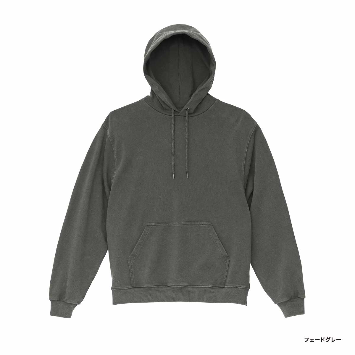 United Athle 8.8 oz Open-End Fade-Wash Sweatshirt Pullover Hoodie (Fleece Lining) (#5266-01)