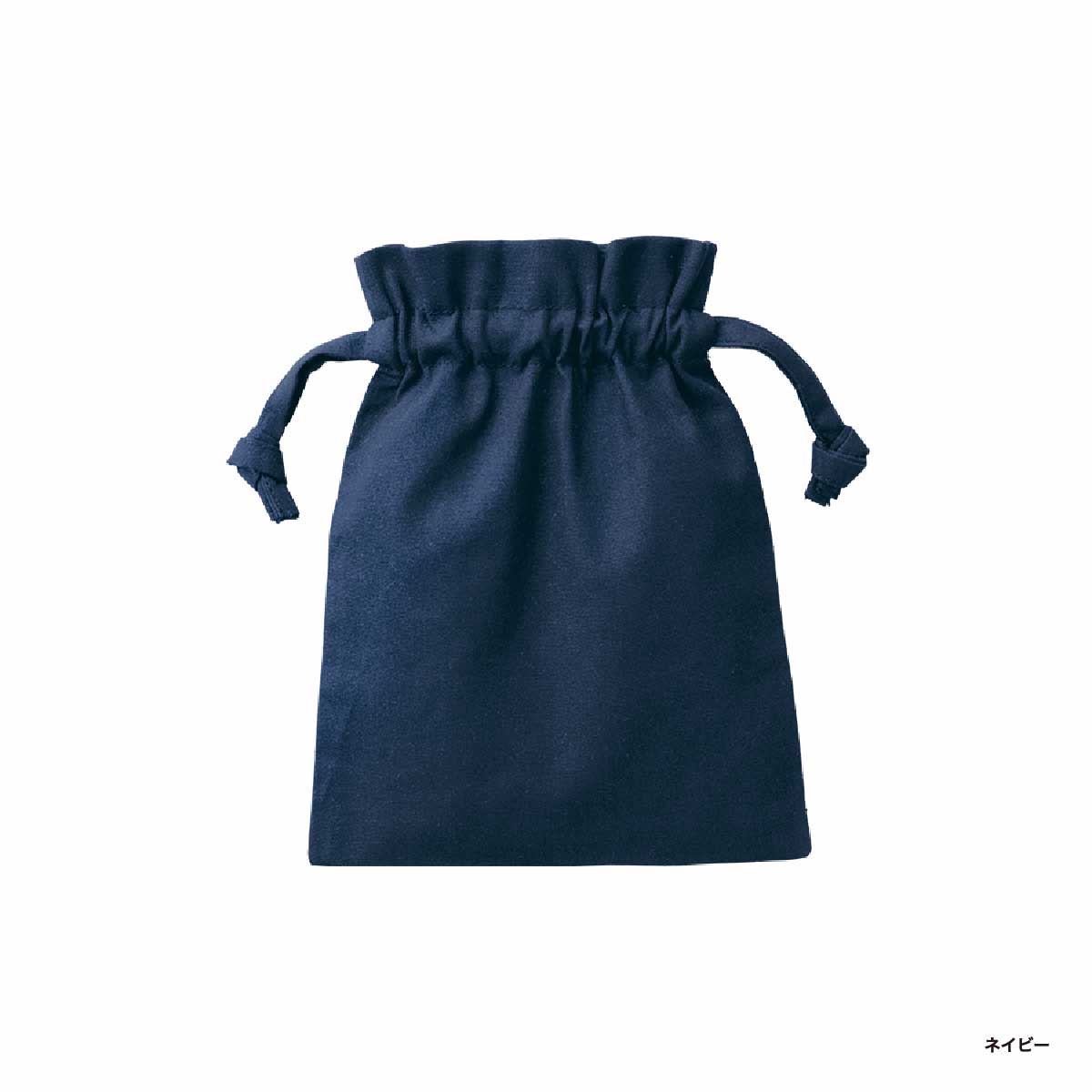 厚手コットンフリル巾着(Sサイズ) (品番TP-0013)
