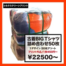 古着BIGTシャツ 詰め合わせ (50枚パック) (品番OC-BBP)