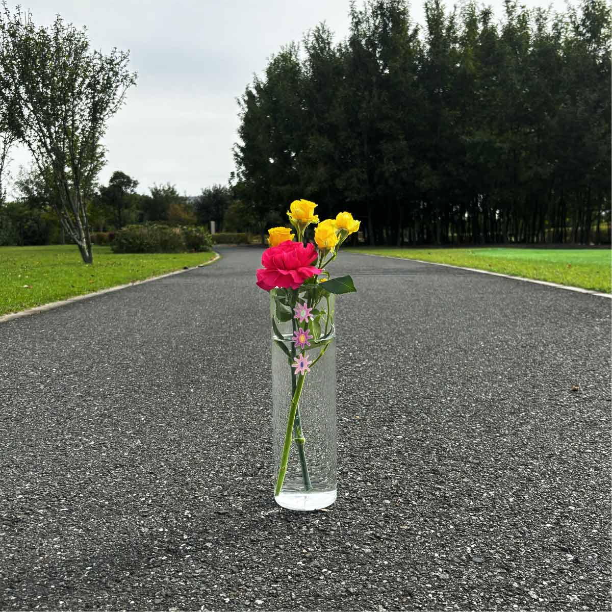 IKEA イケア CYLINDER シリンデル 花瓶 (φ80mm×H280mm) (品番60175214-1)