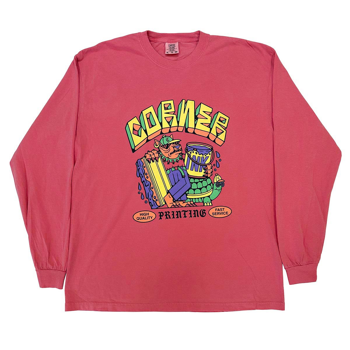 Comfort Colors 6.1 oz Garment Dye Long Sleeve T-Shirt (#CC6014)