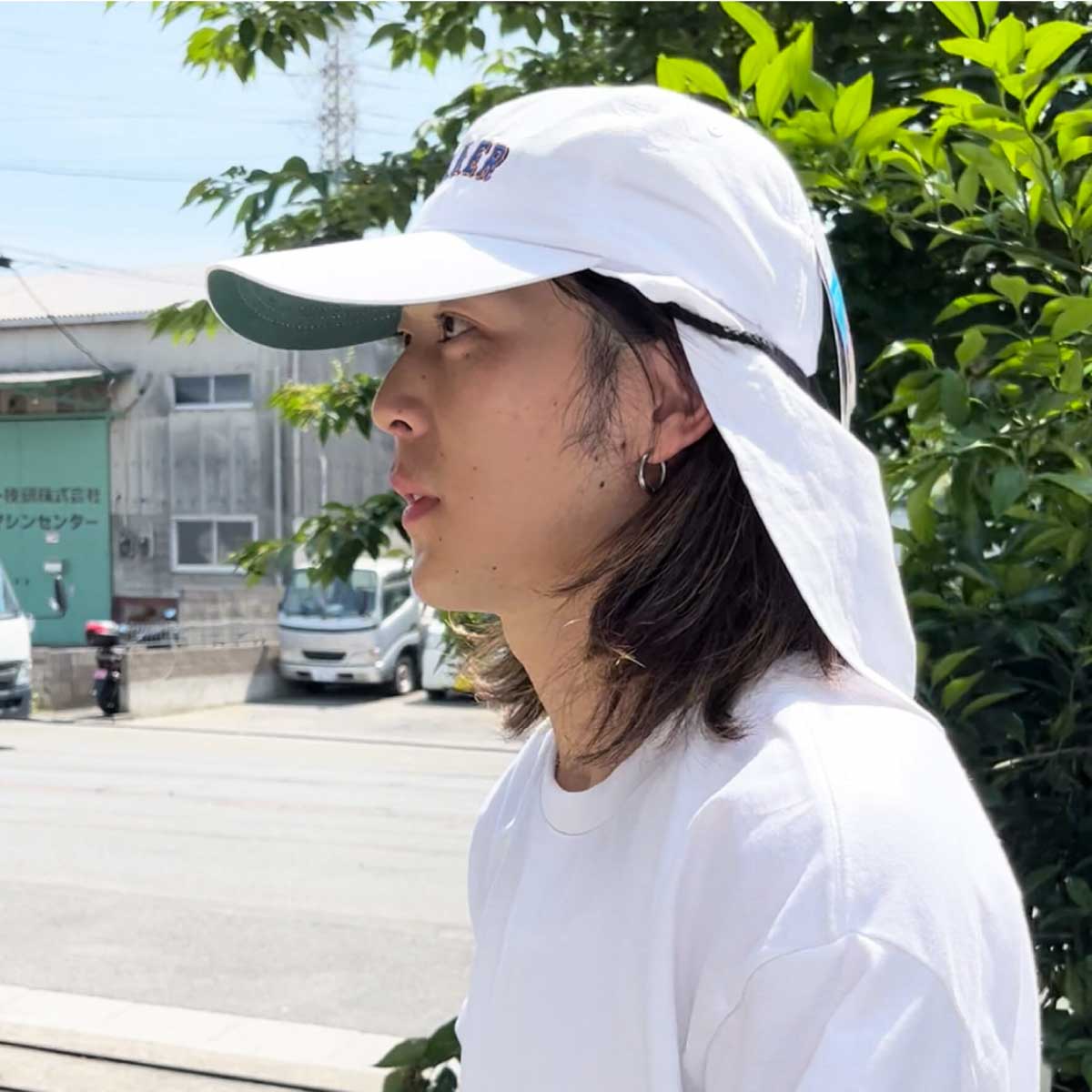 ADAMS HEADWEAR アダムズヘッドウェア 日よけ付キャップ (品番EOM101)