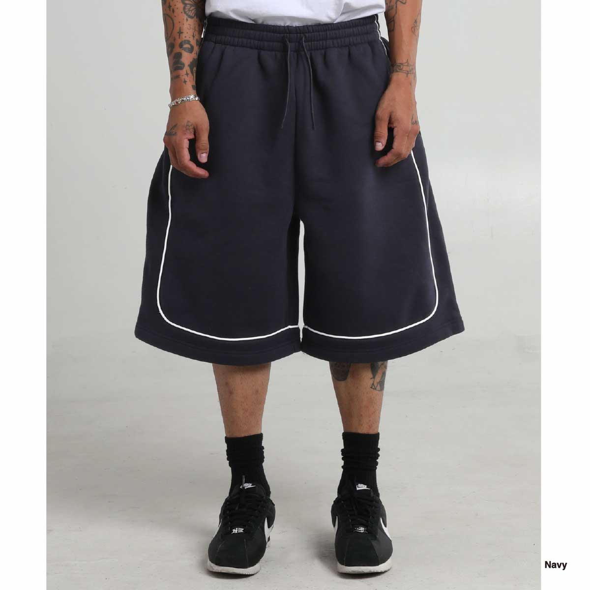 SHAKA WEAR  Baggy Fleece Basketball Shorts (#SWBFBS)