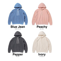 Comfort Colors コンフォートカラーズ 6.4 oz ガーメントダイ ライトウェイト フーデッド スウェットシャツ (品番CC1467)
