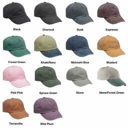 ADAMS HEADWEAR アダムズヘッドウェア Optimum Pigment-Dyed Dad Hat (品番LP101US)