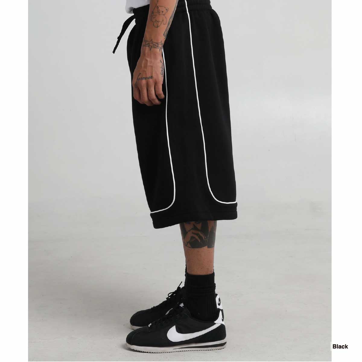 SHAKA WEAR  Baggy Fleece Basketball Shorts (#SWBFBS)
