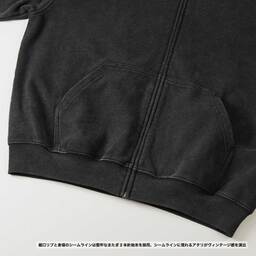 United Athle ユナイテッドアスレ 8.8oz オープンエンド フェードウォッシュ スウェット フルジップ パーカ(裏パイル)(品番5265-01)
