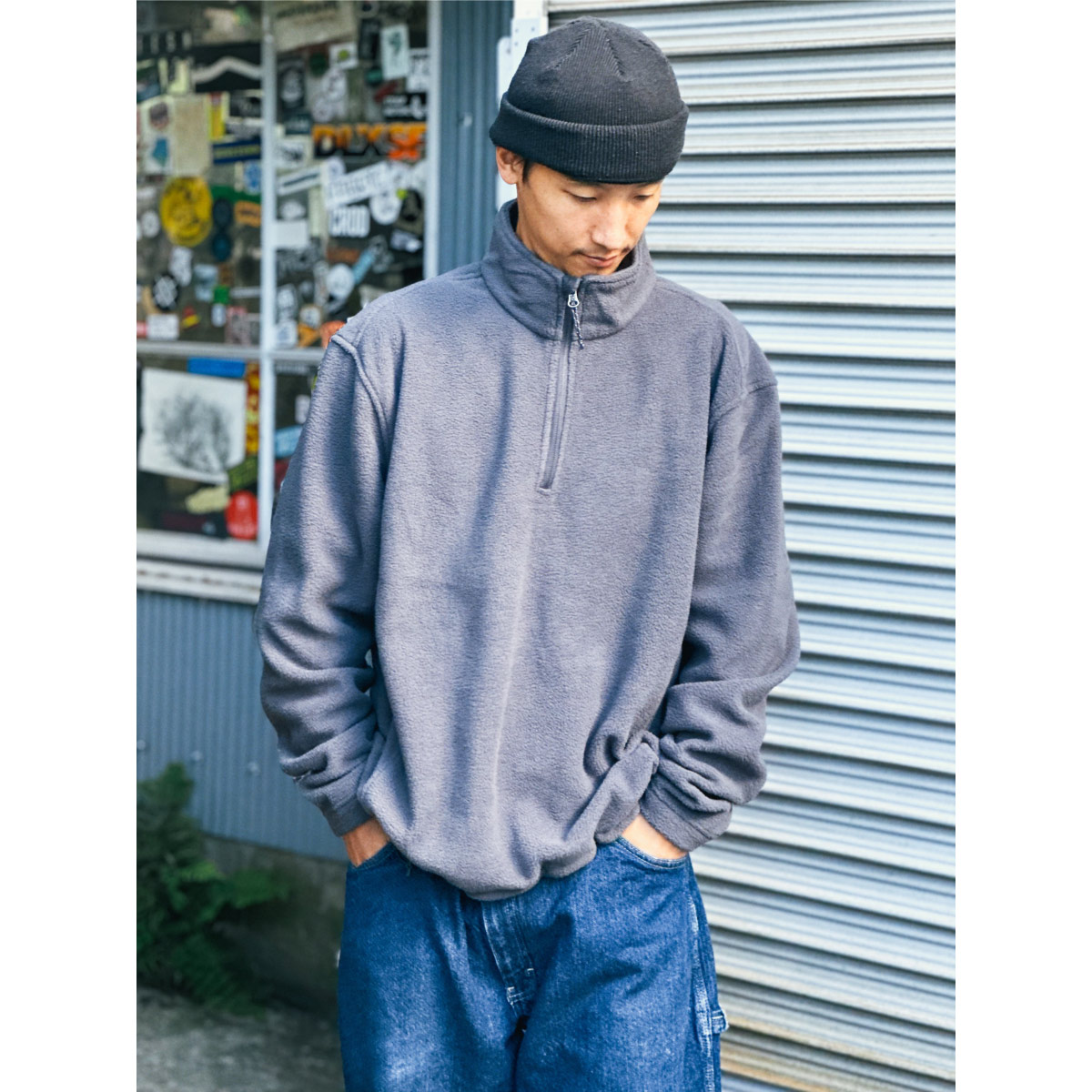 Port Authority ポートオーソリティ Value Fleece 1/4-Zip Pullover (品番F218US)