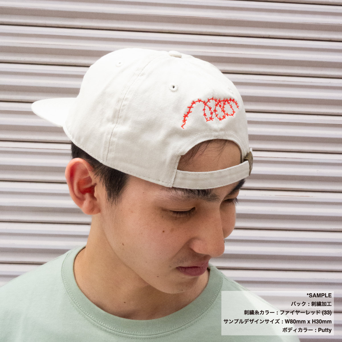 newhattan ニューハッタン コットンフラットバイザー アンストラクチャーキャップ (品番1480)