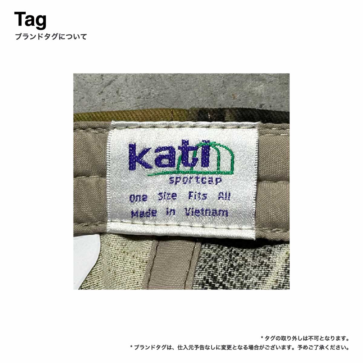 Kati カティ Licensed Camo Cap (品番LC10US)