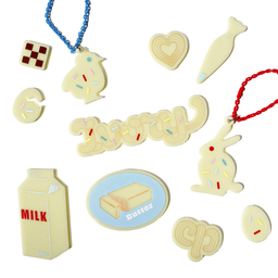 アクリルキーホルダー (9cm×9cm以内) (10個セット) (品番ACR-K09)