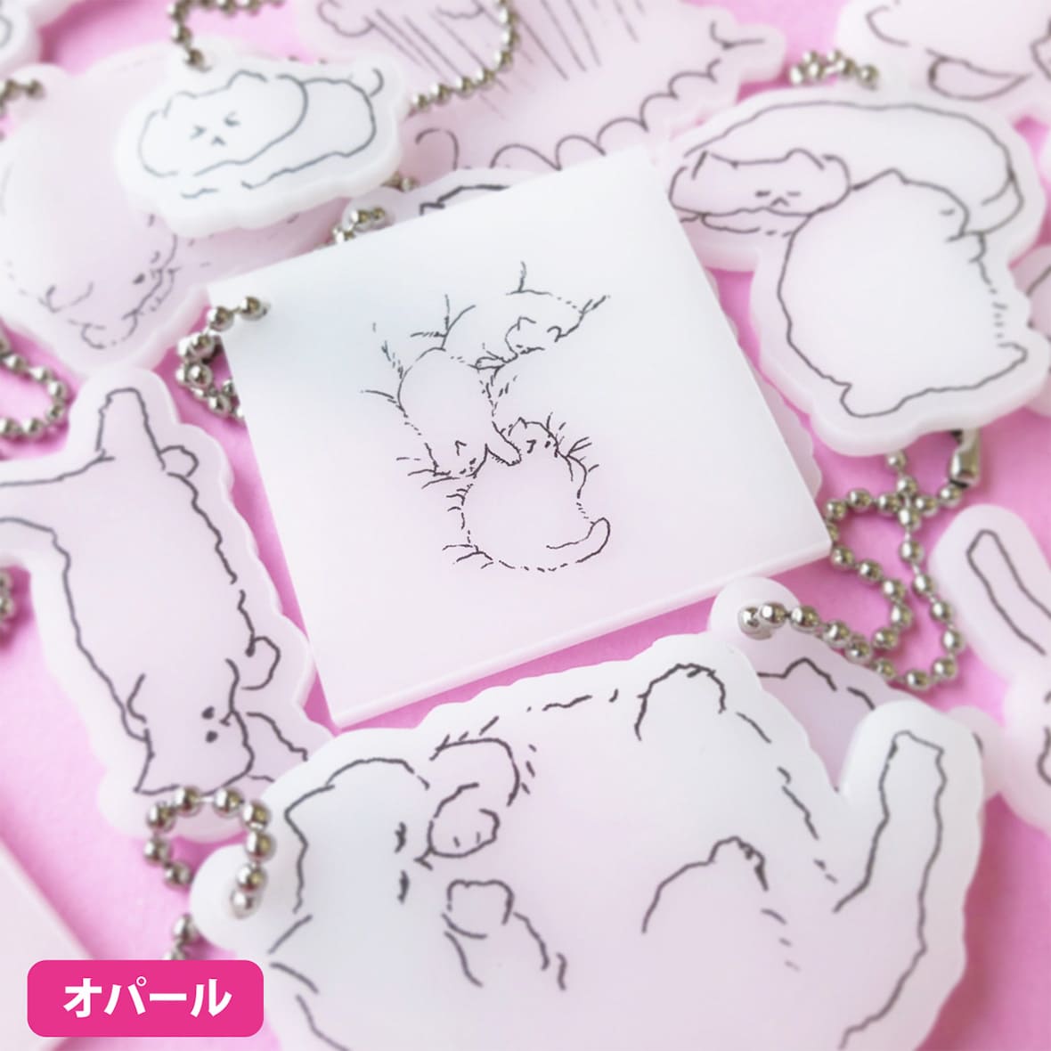 アクリルスタンド (7cm×7cm以内) (5個セット) (品番ACR-S07)