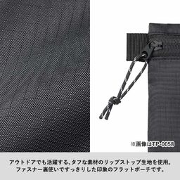 リップストップフラットポーチ(SS)(品番TP-0058)