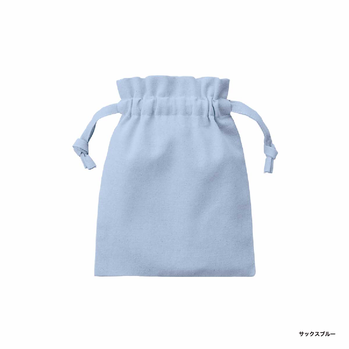 厚手コットンフリル巾着(Sサイズ) (品番TP-0013)