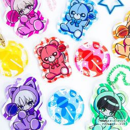 アクリルキーホルダー (5cm×5cm以内) (10個セット) (品番ACR-K05)