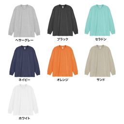 American Apparel アメリカンアパレル 6.0oz 長袖Tシャツ (品番 AAPP-T1304)