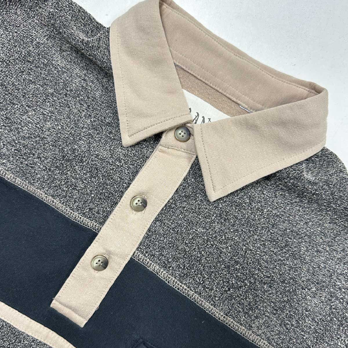 Unknown/USED - Long Sleeve PoloShirt (品番CU055)