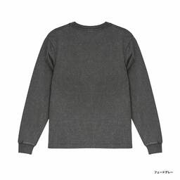 United Athle ユナイテッドアスレ 6.2oz オープンエンド フェードウォッシュ ロングスリーブ Tシャツ(2.1インチリブ)(品番4231-01)